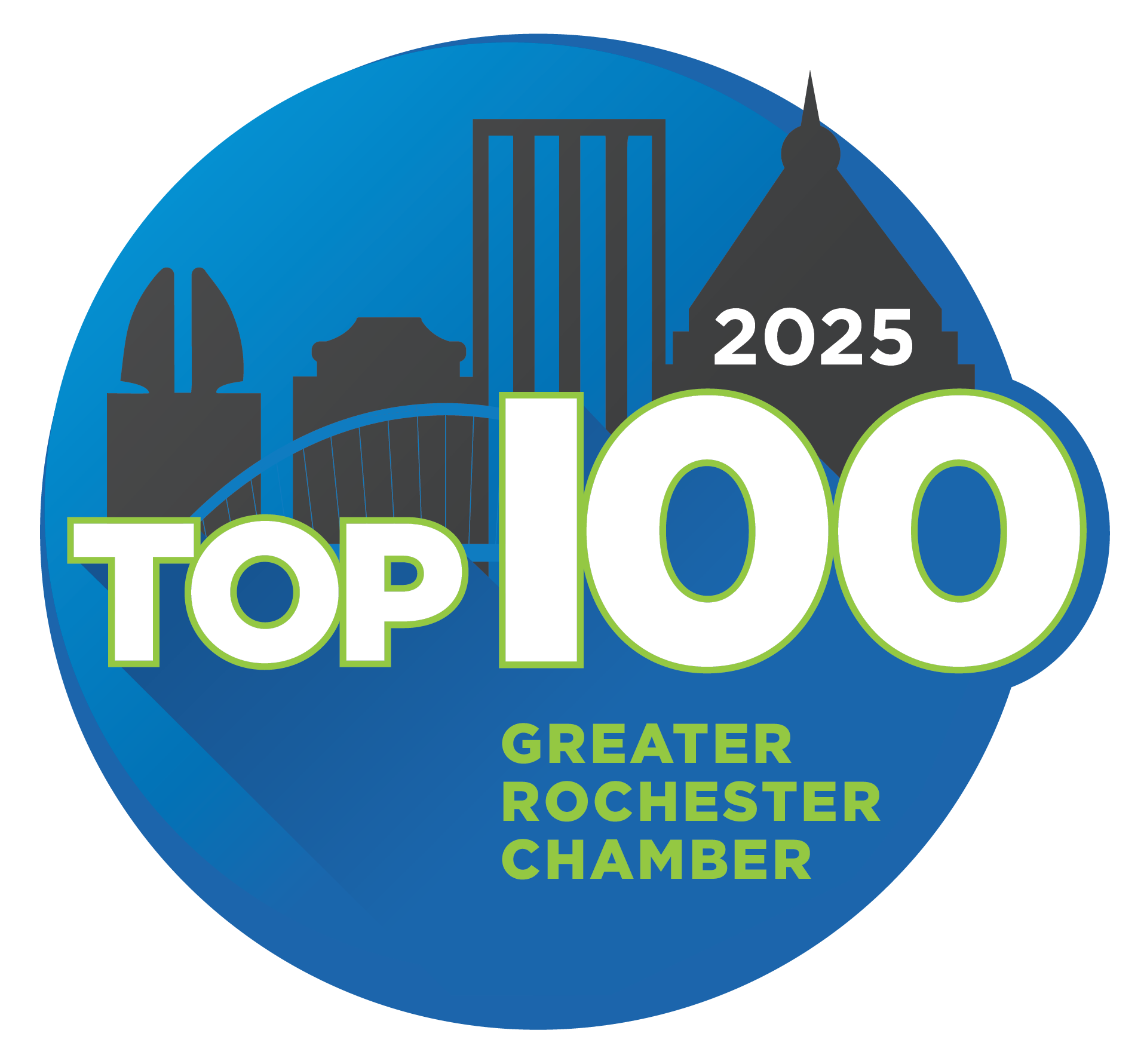 Rochester Top 100 2025 Logo